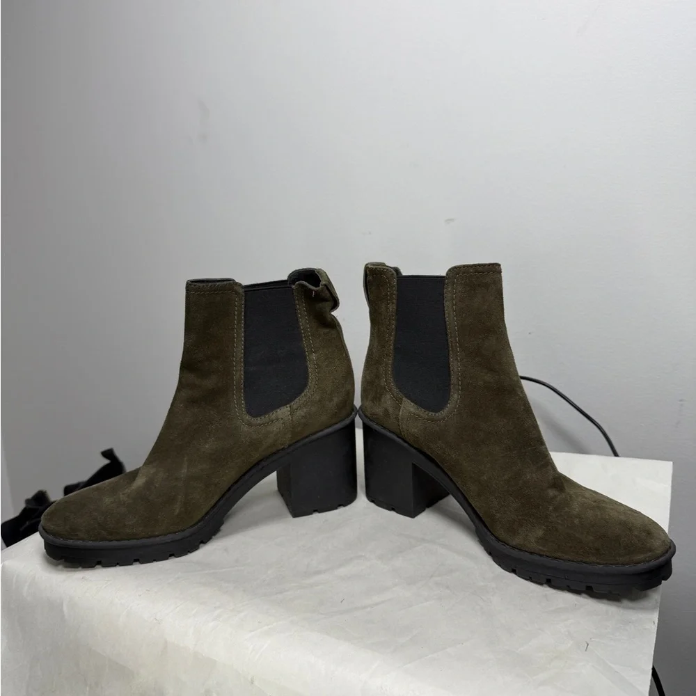 Vince Henderson Water Repellant Heeled Chelsea Boot 8.5M - Picture 4 of 11